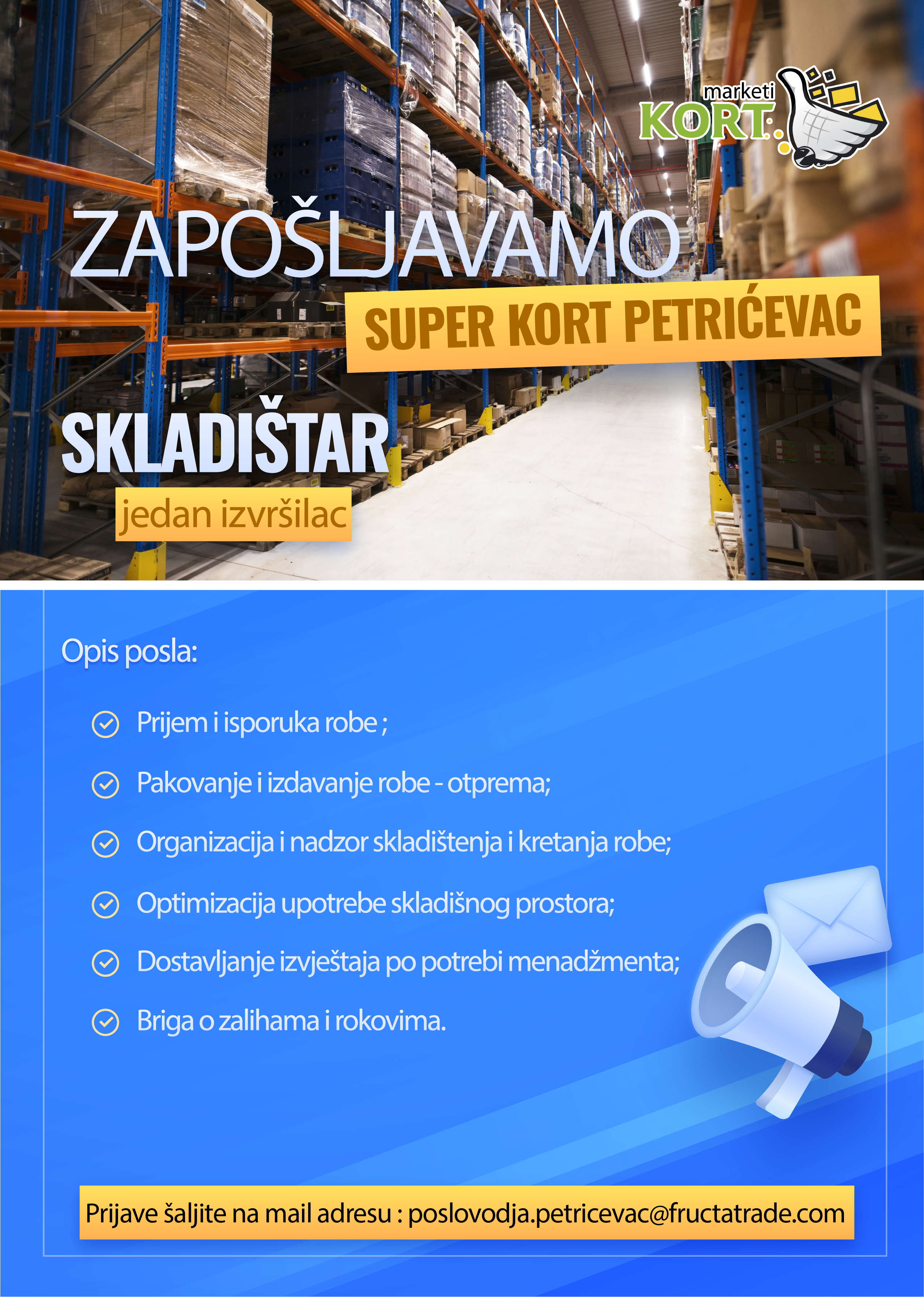 Skladištar (m/ž)