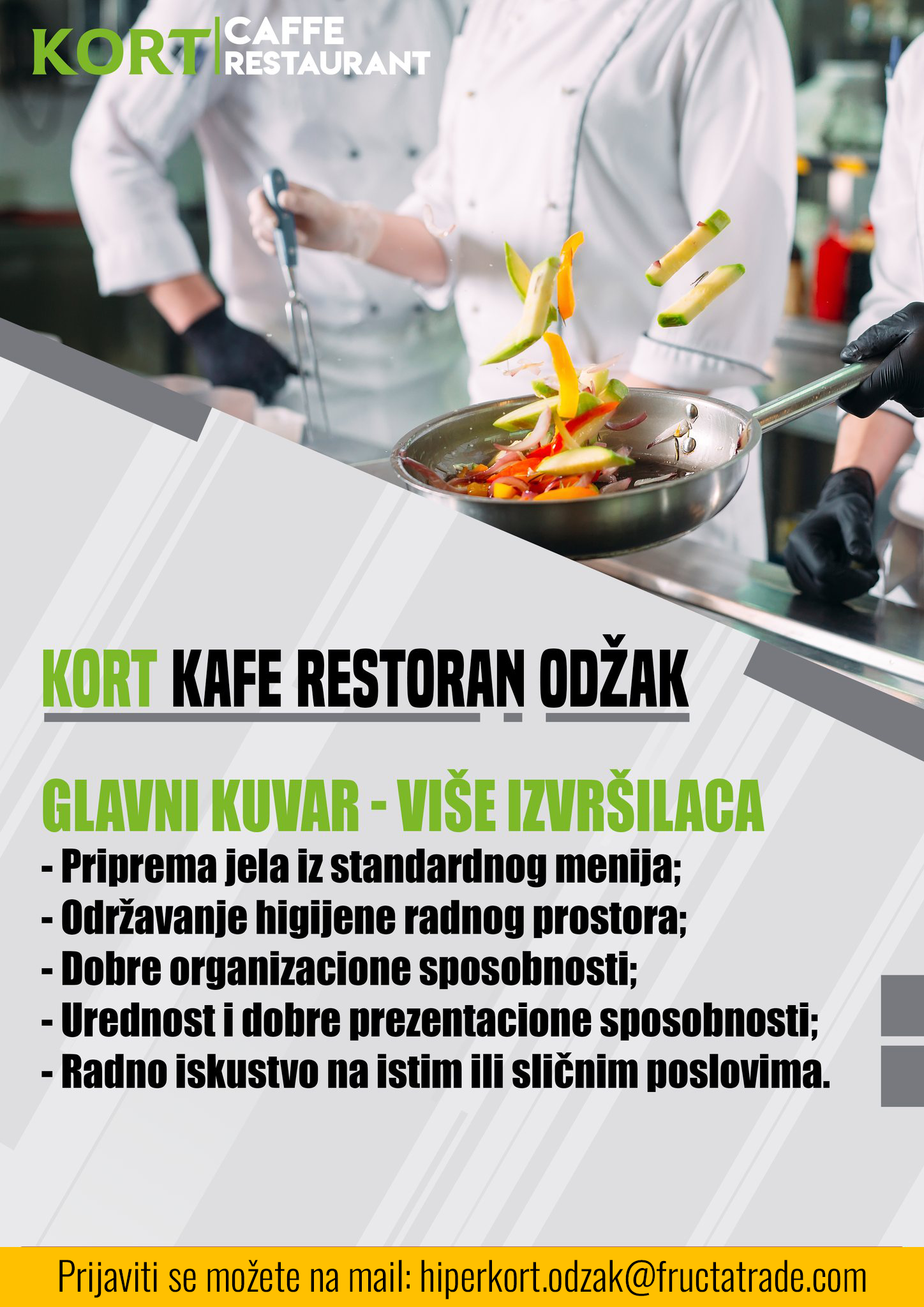 Glavni kuvar (m/ž)