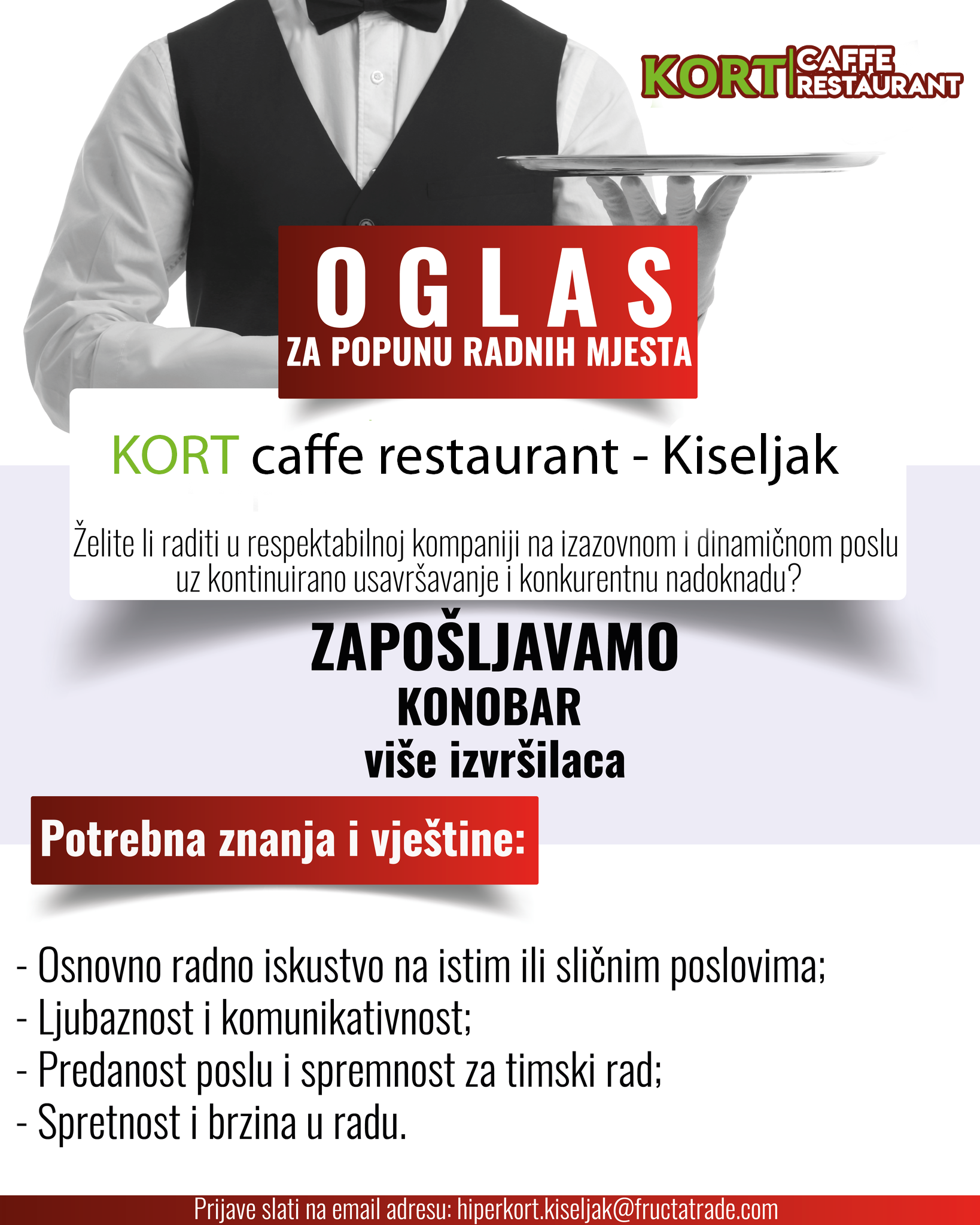 Konobar (m/ž)