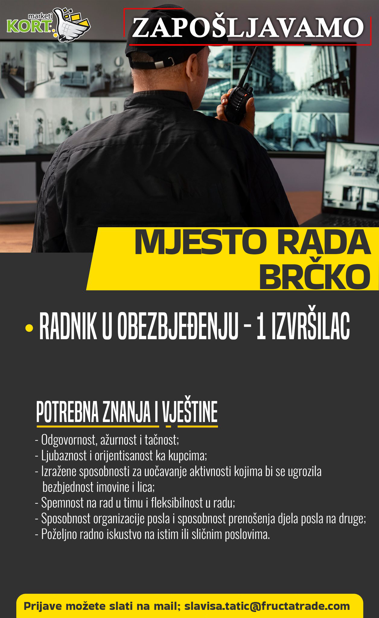 Radnik u obezbeđenju (m/ž)